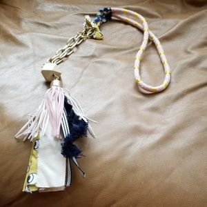 Plunder Fabric Tassel Necklace